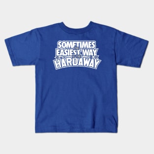 Memphis Tigers Easiest Way Is The Hardaway Kids T-Shirt